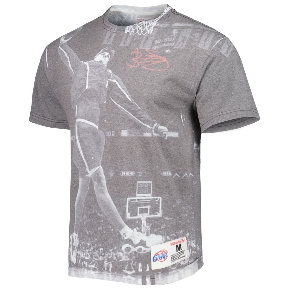 Brent Barry LA Clippers Above The Rim T-Shirt - Heather Gray discount