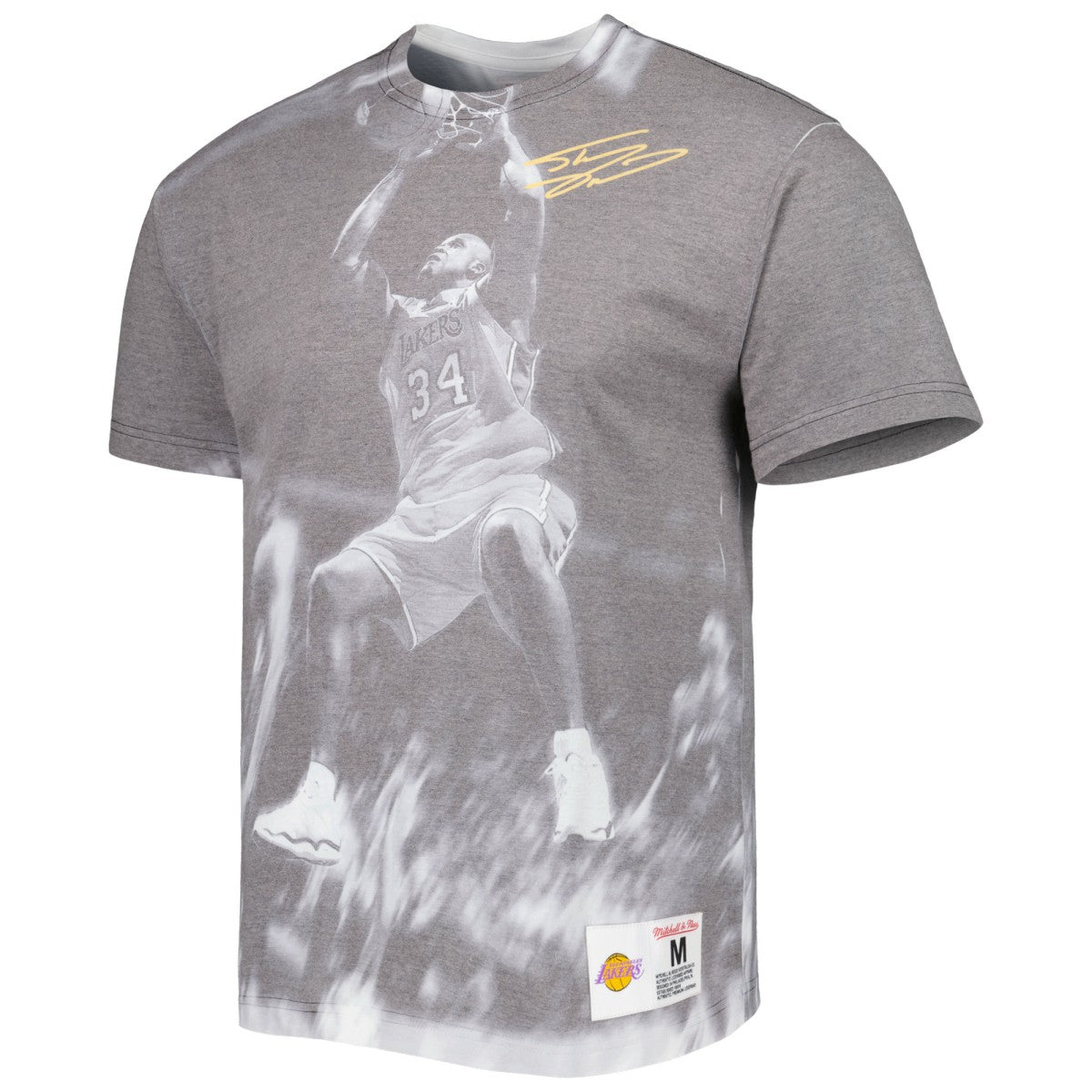 Shaquille O'Neal Los Angeles Lakers Above The Rim T-Shirt - Heather Gray cheap
