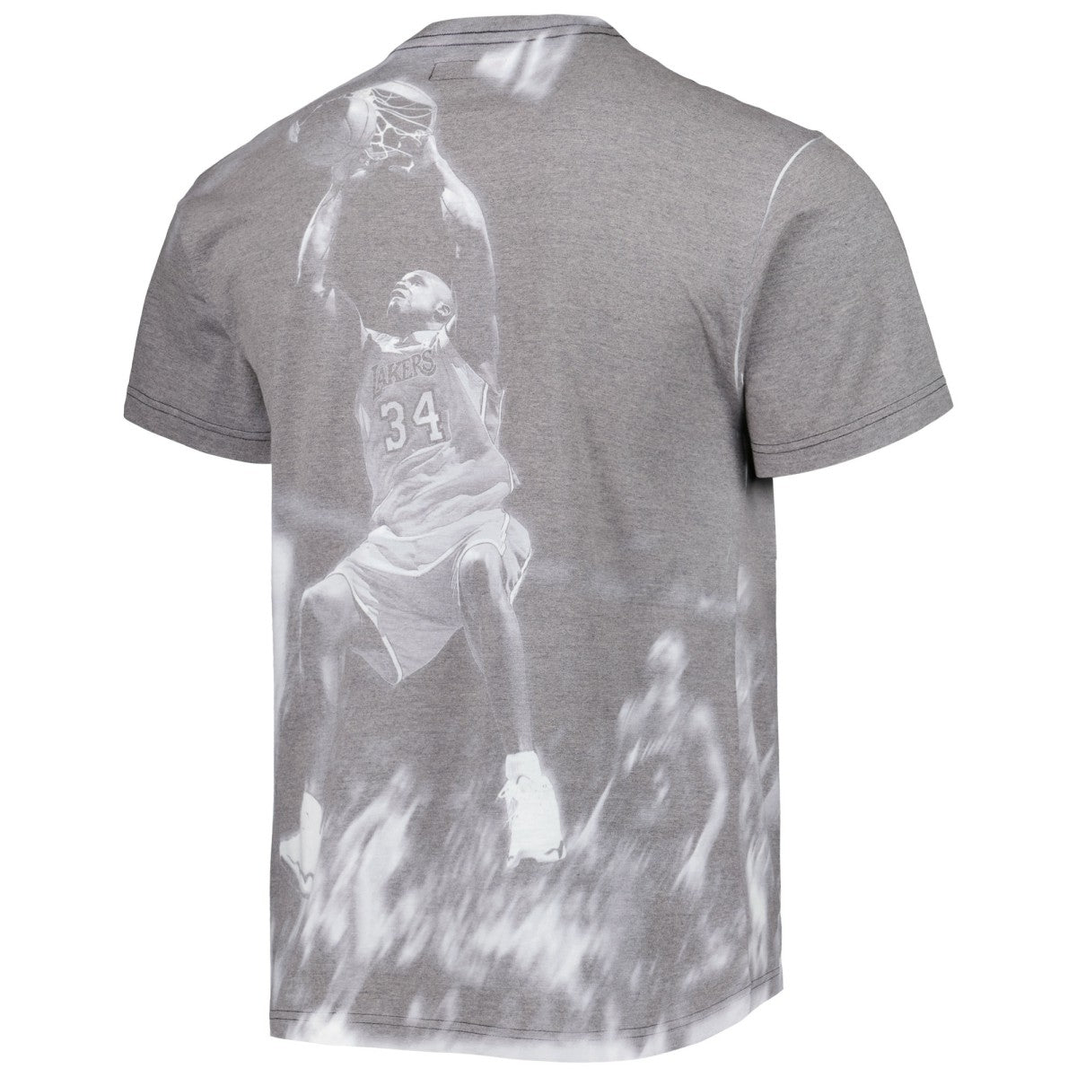 Shaquille O'Neal Los Angeles Lakers Above The Rim T-Shirt - Heather Gray cheap