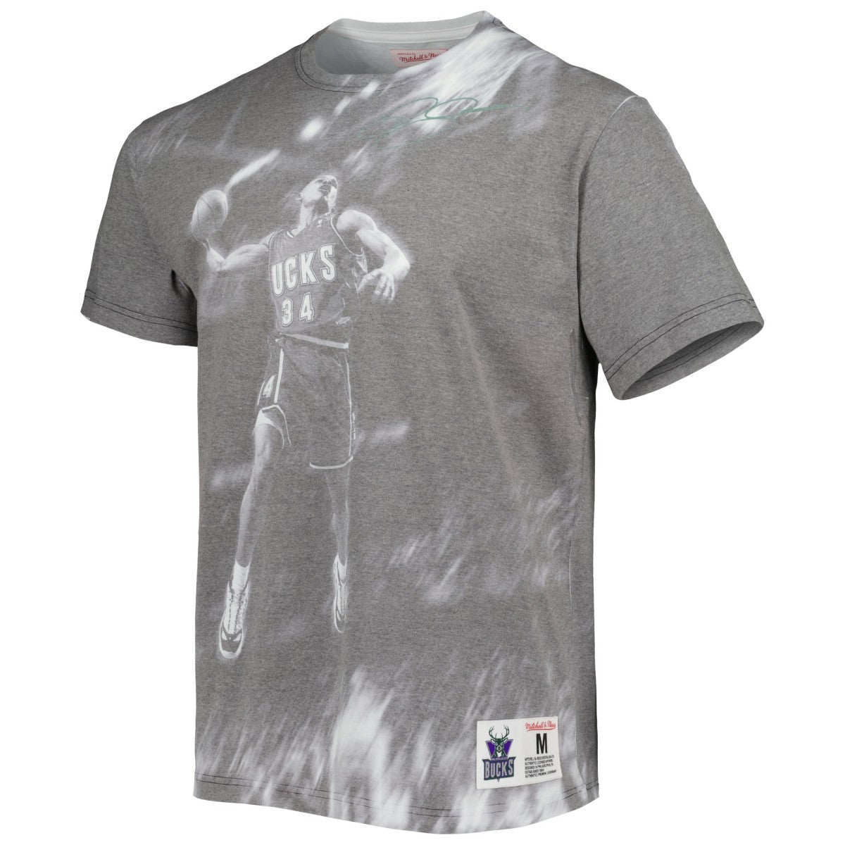 Ray Allen Milwaukee Bucks Above The Rim T-Shirt - Gray cheap