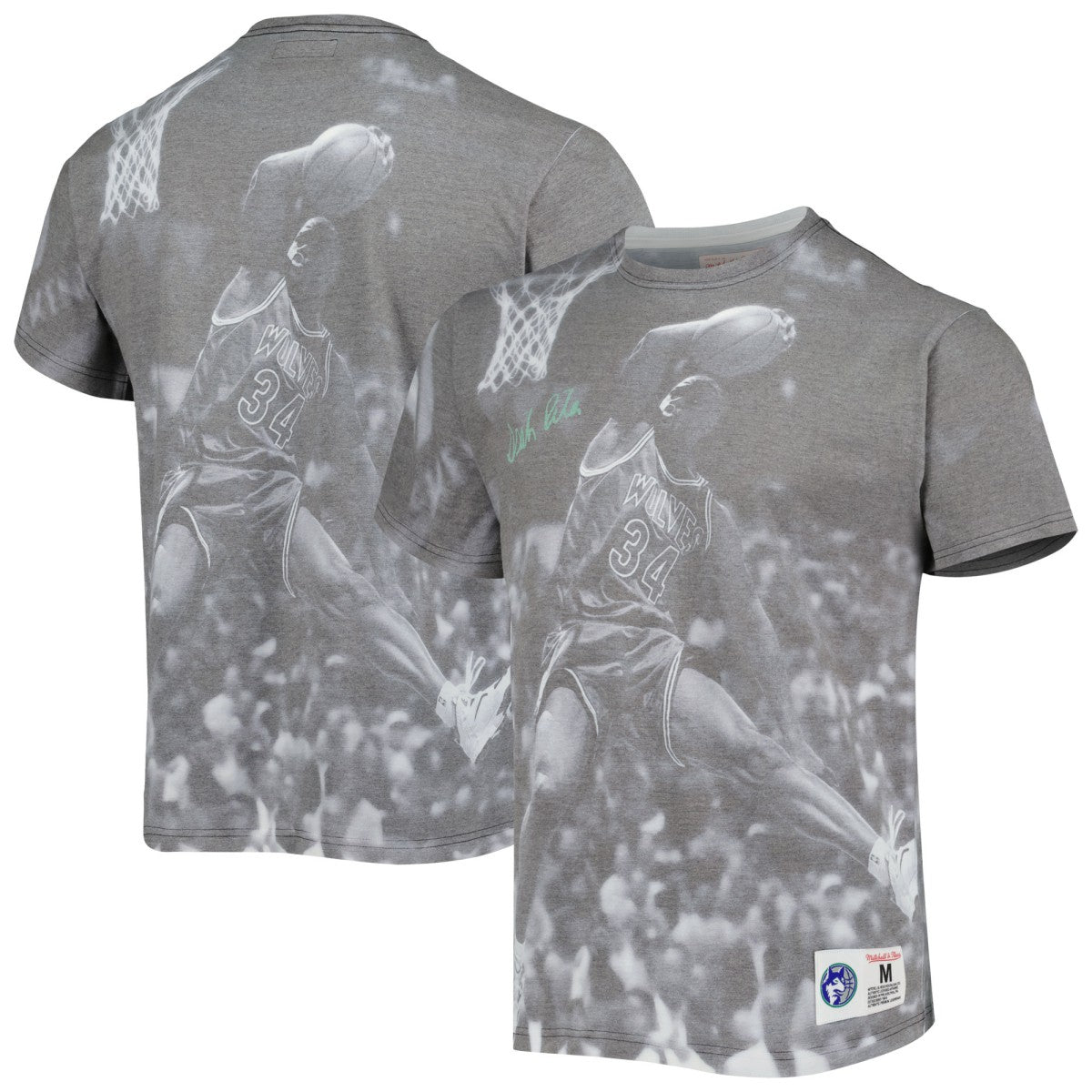Isaiah Rider Minnesota Timberwolves Above The Rim T-Shirt - Gray sale