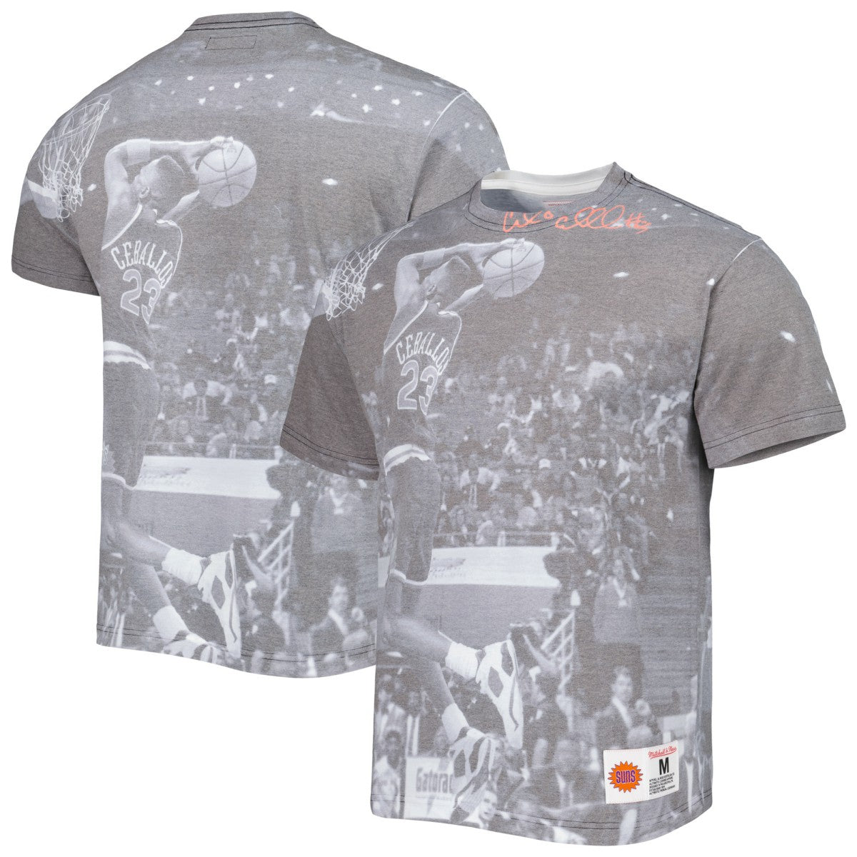 Cedric Ceballos Phoenix Suns Above The Rim T-Shirt - Heather Gray online