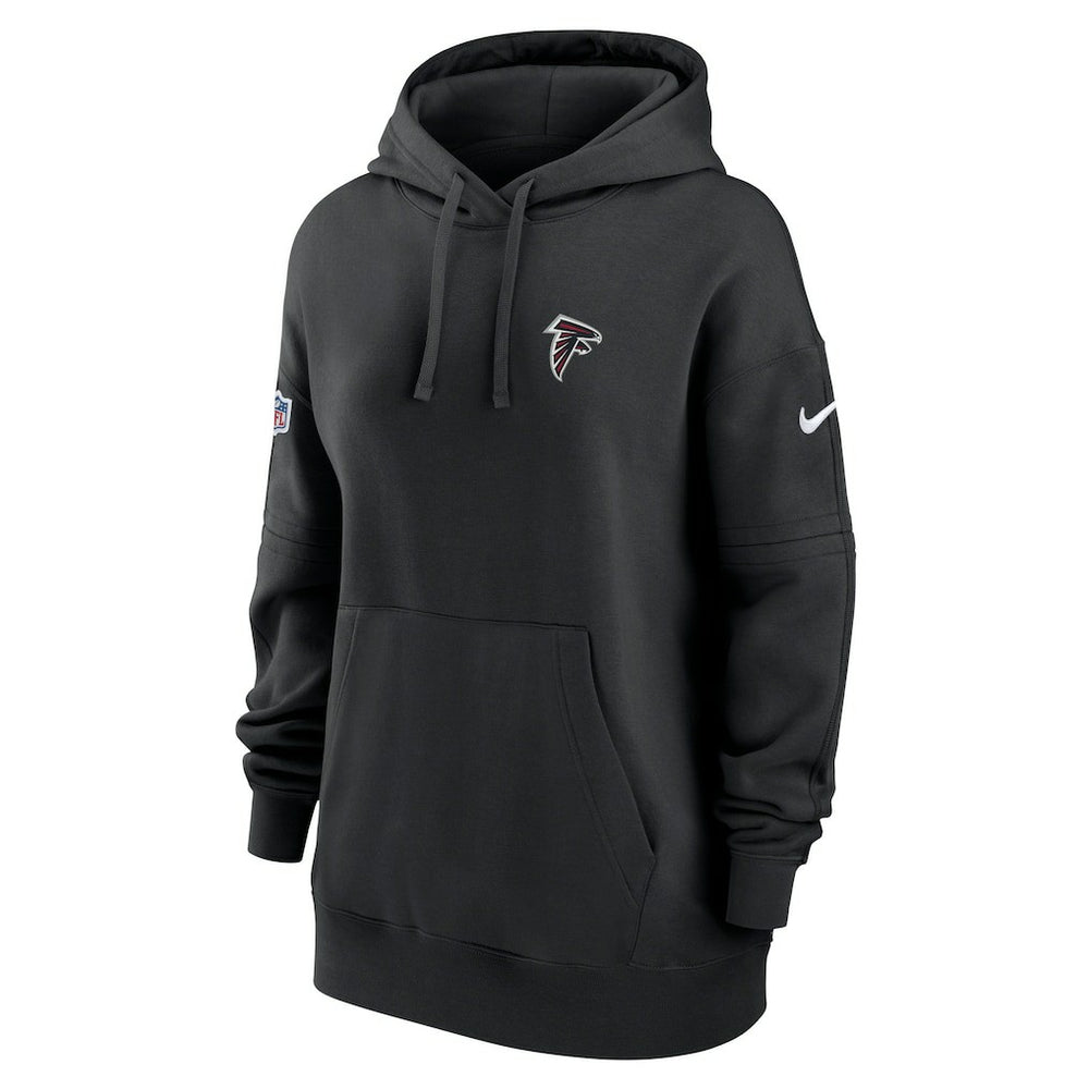 Atlanta Falcons Women's 2023 Sideline Club Fleece Pullover Hoodie - Black discount