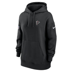Atlanta Falcons Women's 2023 Sideline Club Fleece Pullover Hoodie - Black discount