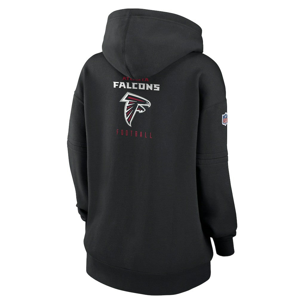Atlanta Falcons Women's 2023 Sideline Club Fleece Pullover Hoodie - Black discount