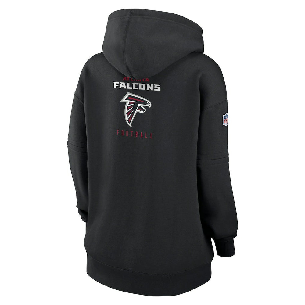 Atlanta Falcons Women's 2023 Sideline Club Fleece Pullover Hoodie - Black discount