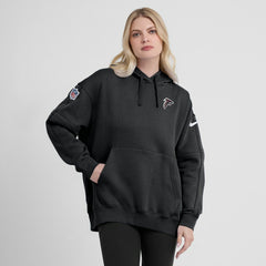 Atlanta Falcons Women's 2023 Sideline Club Fleece Pullover Hoodie - Black discount
