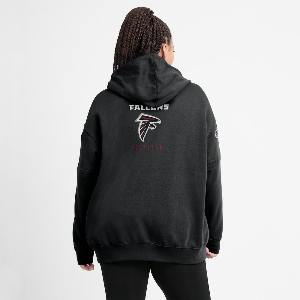 Atlanta Falcons Women's 2023 Sideline Club Fleece Pullover Hoodie - Black discount