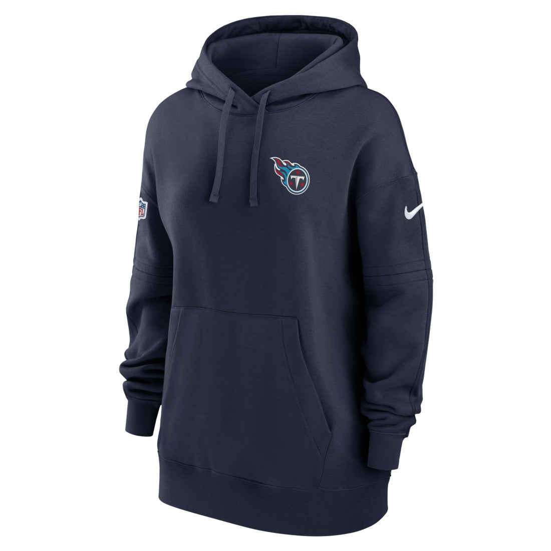 Tennessee Titans Women's 2023 Sideline Club Fleece Pullover Hoodie - Navy outlet