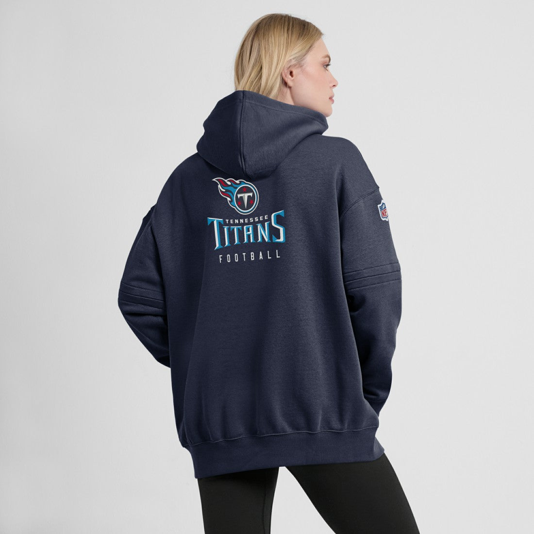 Tennessee Titans Women's 2023 Sideline Club Fleece Pullover Hoodie - Navy outlet