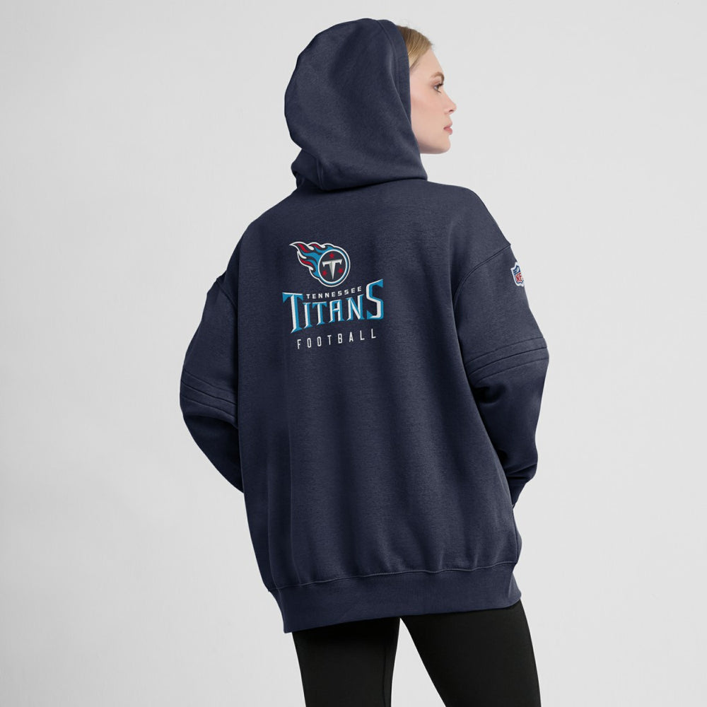 Tennessee Titans Women's 2023 Sideline Club Fleece Pullover Hoodie - Navy outlet