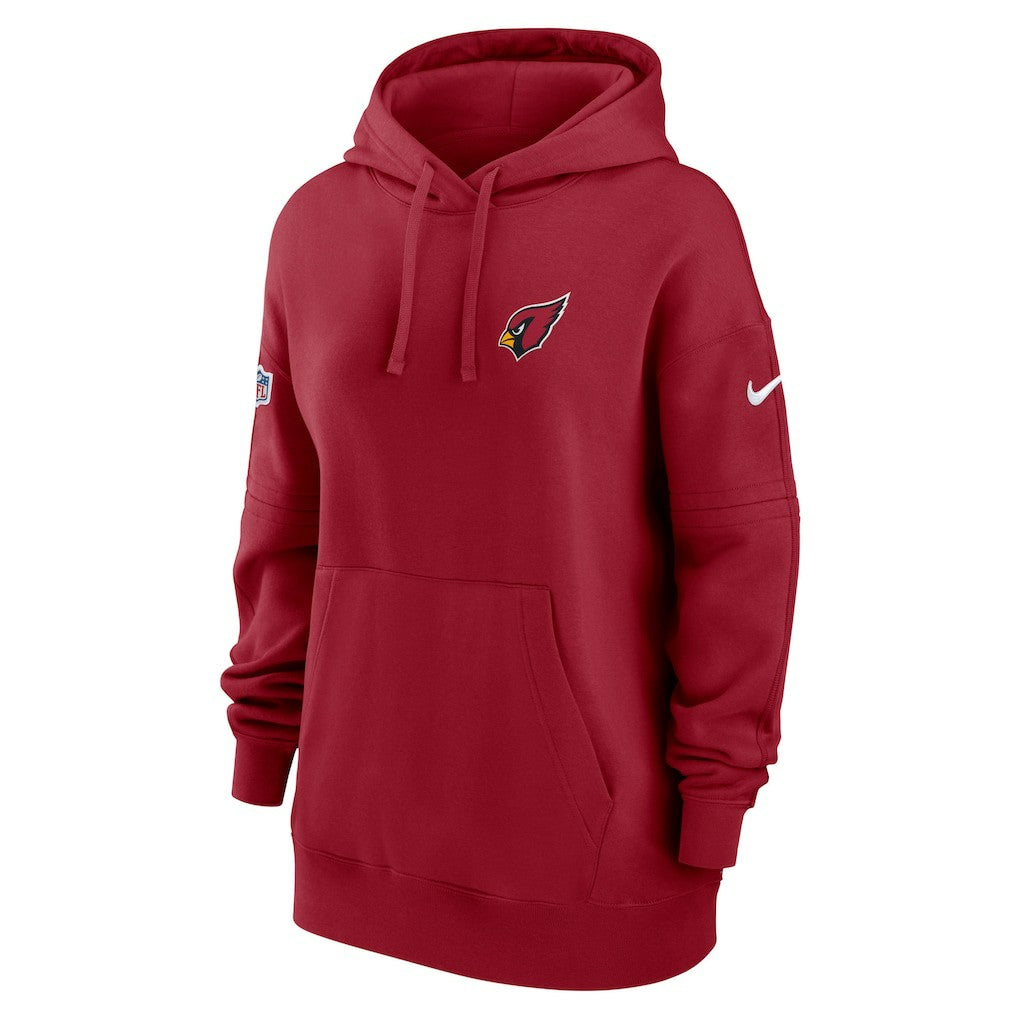 Arizona Cardinals Women's 2023 Sideline Club Fleece Pullover Hoodie - Cardinal online