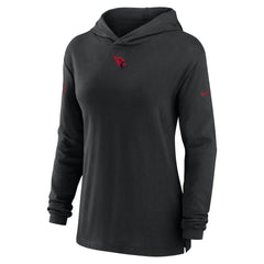 Arizona Cardinals Women's Sideline Performance Long Sleeve Hoodie T-Shirt - Black online