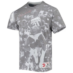 Dominique Wilkins Atlanta Hawks Above The Rim T-Shirt - Heather Gray sale