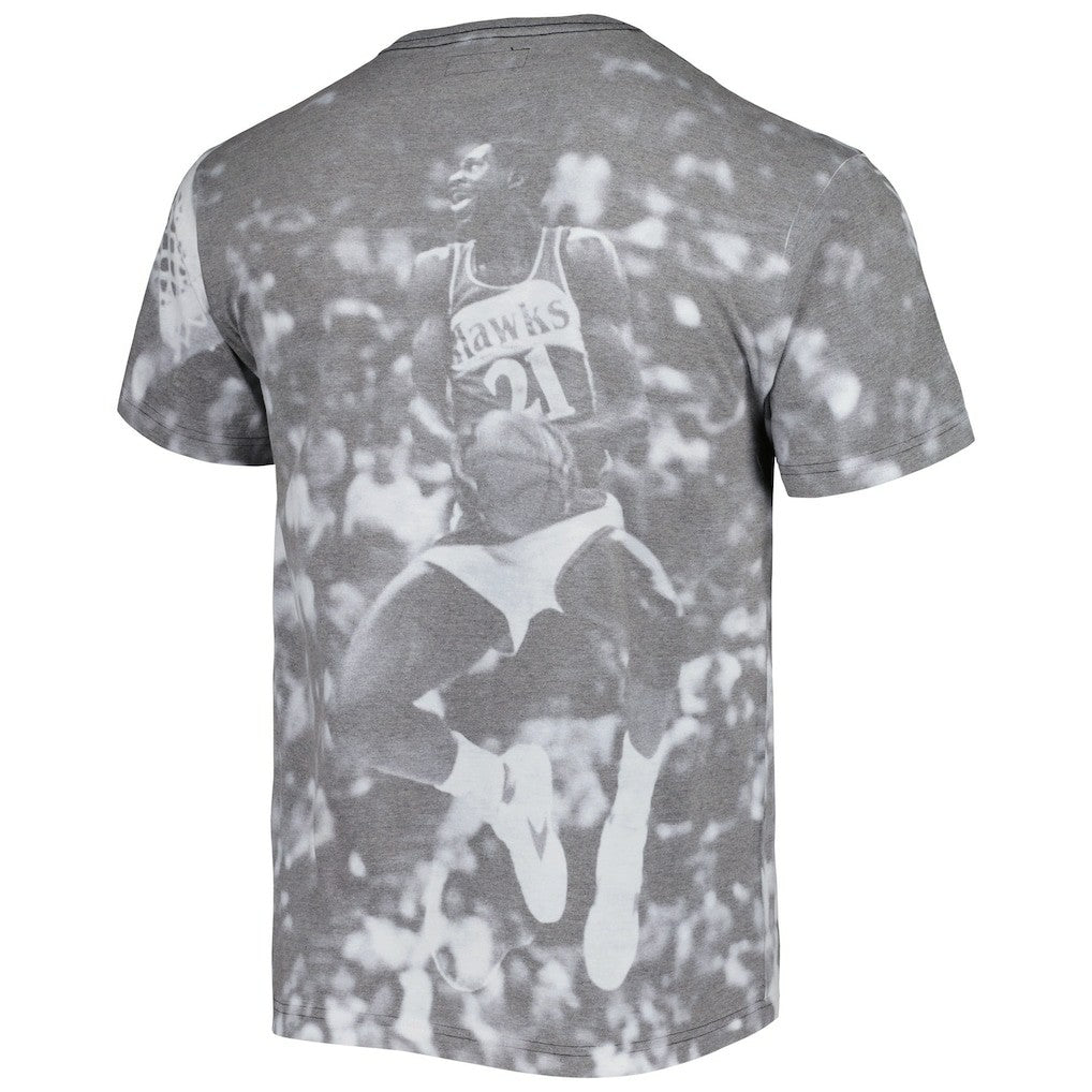 Dominique Wilkins Atlanta Hawks Above The Rim T-Shirt - Heather Gray sale