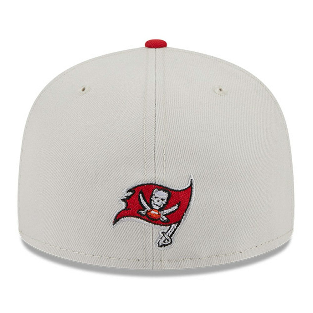 Tampa Bay Buccaneers New Era 2023 NFL Draft On Stage 59FIFTY Fitted Hat - Stone/Red online