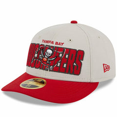 Tampa Bay Buccaneers New Era 2023 NFL Draft Low Profile 59FIFTY Fitted Hat - Stone/Red cheap