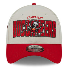 Tampa Bay Buccaneers New Era 2023 NFL Draft 39THIRTY Flex Hat - Stone/Red discount