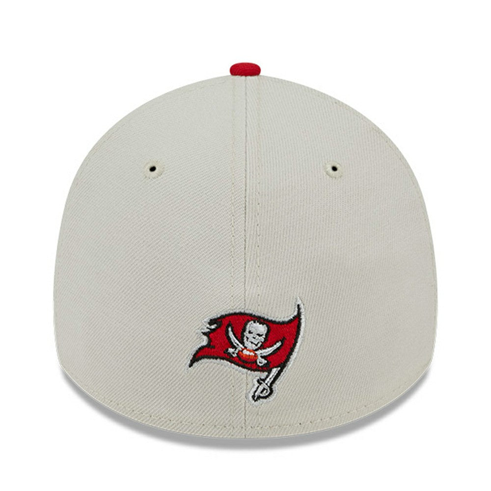 Tampa Bay Buccaneers New Era 2023 NFL Draft 39THIRTY Flex Hat - Stone/Red discount