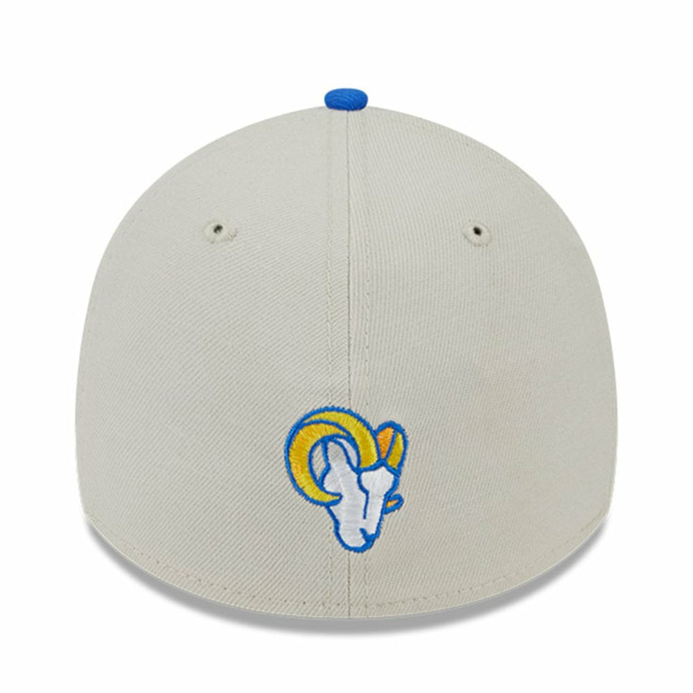 Los Angeles Rams New Era 2023 NFL Draft 39THIRTY Flex Hat - Stone/Royal cheap