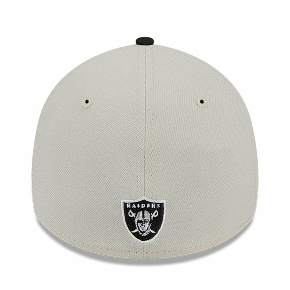 Las Vegas Raiders New Era 2023 NFL Draft 39THIRTY Flex Hat - Stone/Black on sale