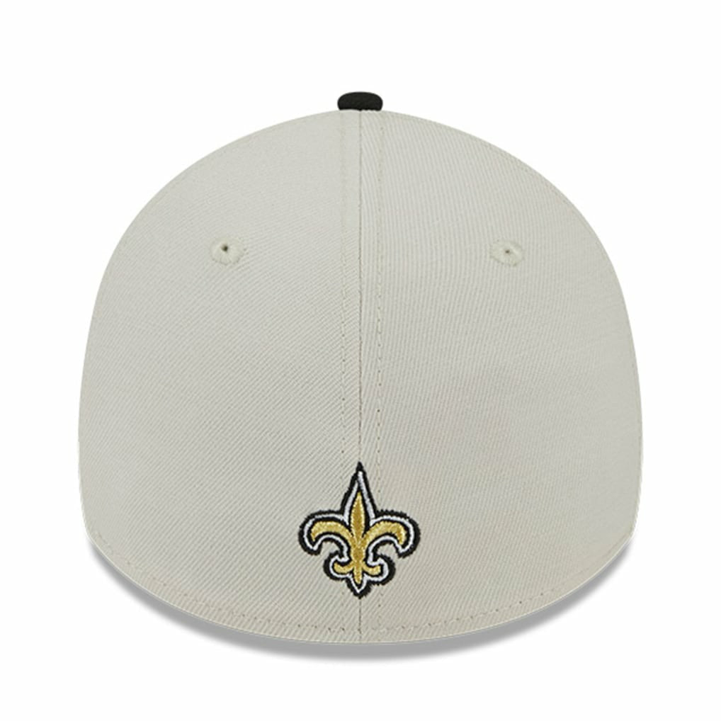 New Orleans Saints New Era 2023 NFL Draft 39THIRTY Flex Hat - Stone/Black sale