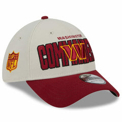 Washington Commanders New Era 2023 NFL Draft 39THIRTY Flex Hat - Stone/Burgundy outlet