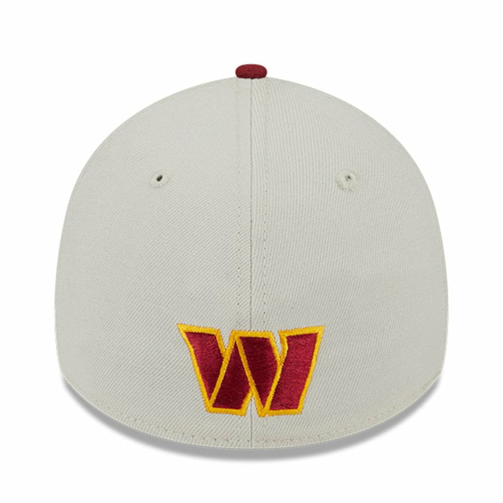 Washington Commanders New Era 2023 NFL Draft 39THIRTY Flex Hat - Stone/Burgundy outlet