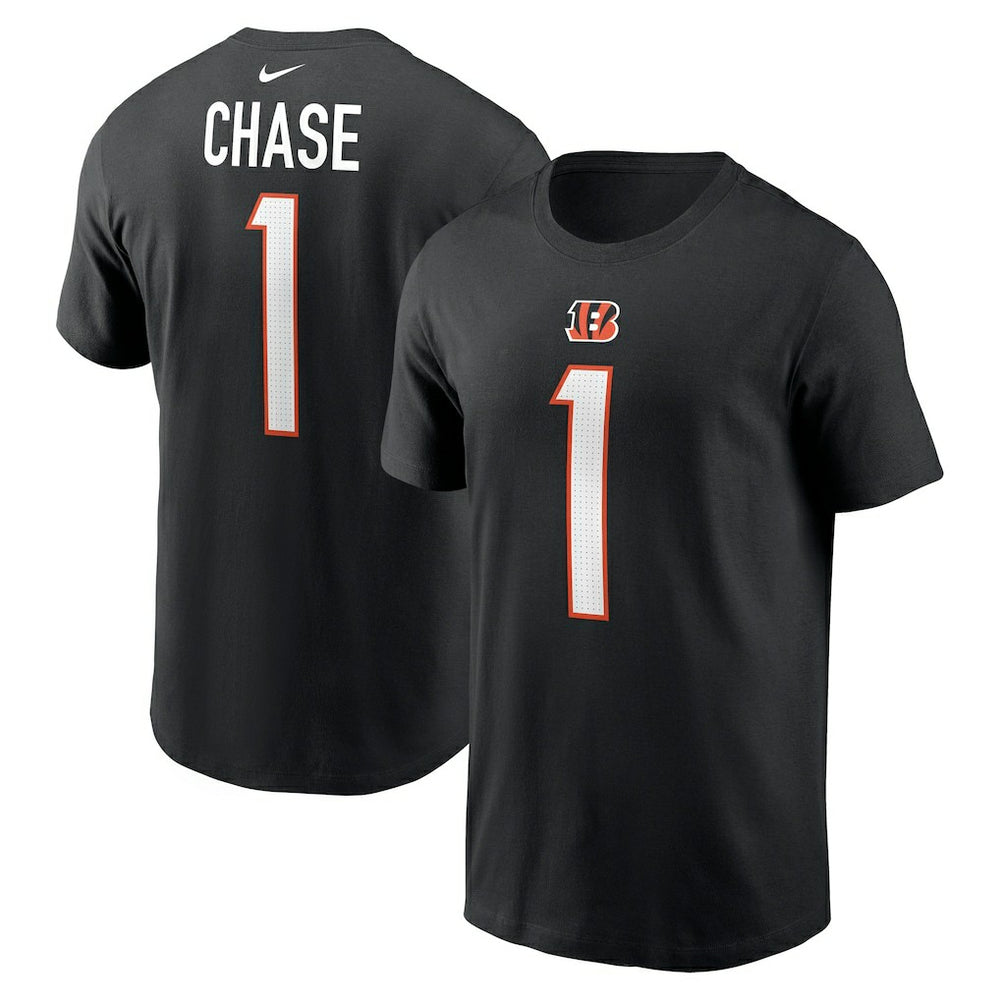 Ja'Marr Chase Cincinnati Bengals Player Name & Number T-Shirt - Black outlet