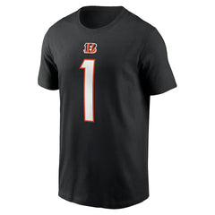 Ja'Marr Chase Cincinnati Bengals Player Name & Number T-Shirt - Black outlet