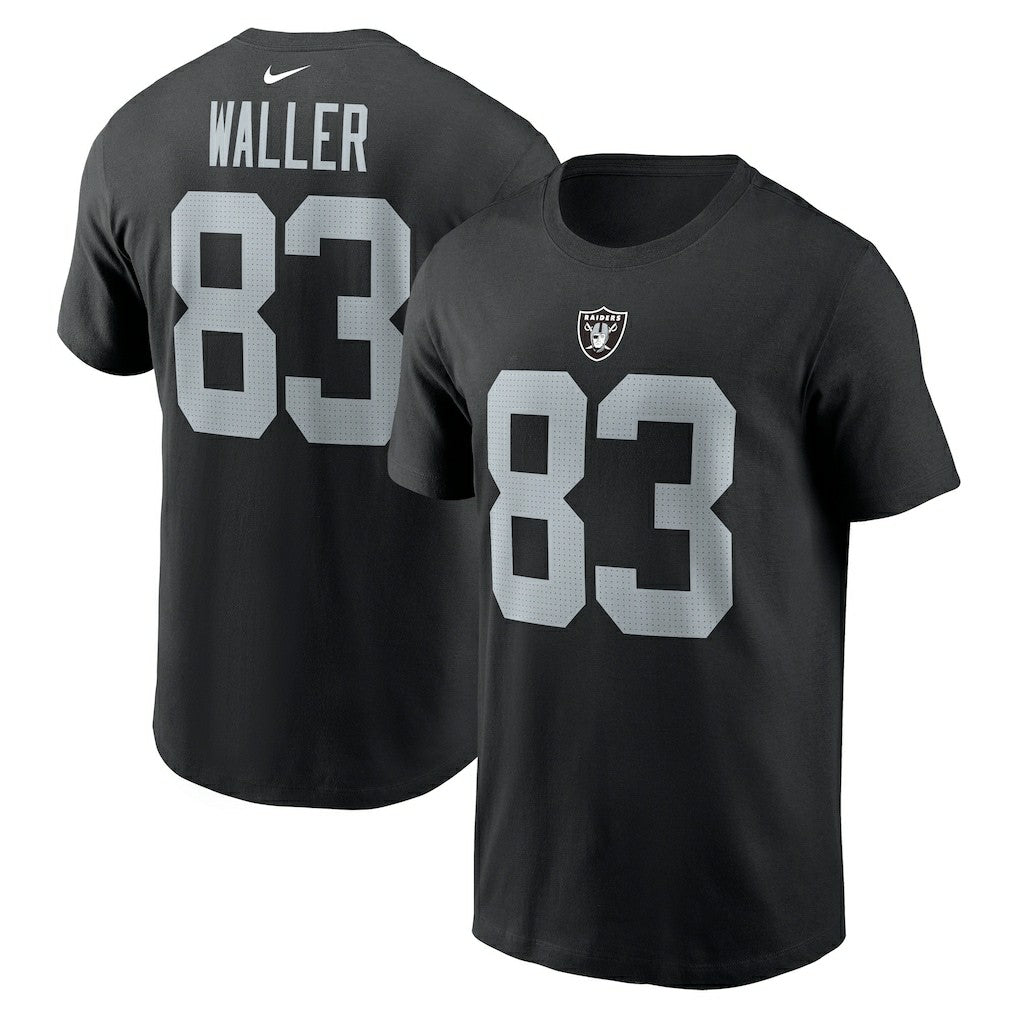 Darren Waller Las Vegas Raiders Player Name & Number T-Shirt - Black on sale
