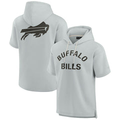 Buffalo Bills Unisex Elements Super Soft Fleece Short Sleeve Pullover Hoodie - Gray on sale