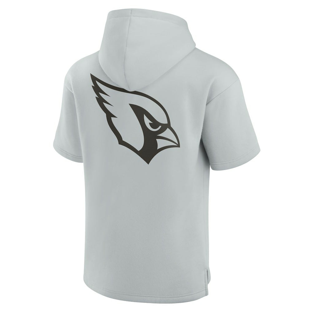 Arizona Cardinals Unisex Elements Super Soft Fleece Short Sleeve Pullover Hoodie - Gray on sale