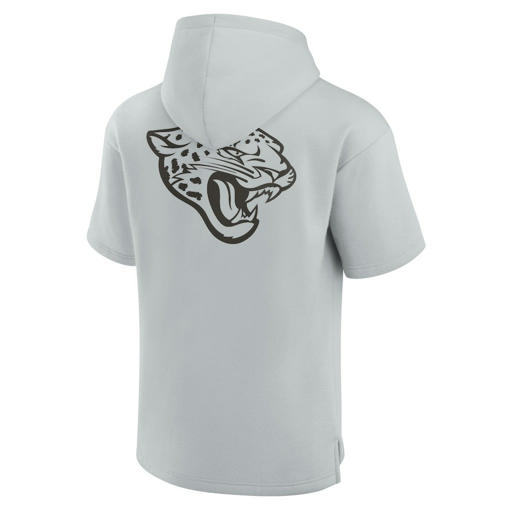 Jacksonville Jaguars Unisex Elements Super Soft Fleece Short Sleeve Pullover Hoodie - Gray online