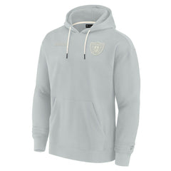 Las Vegas Raiders Unisex Elements Super Soft Fleece Pullover Hoodie - Gray cheap