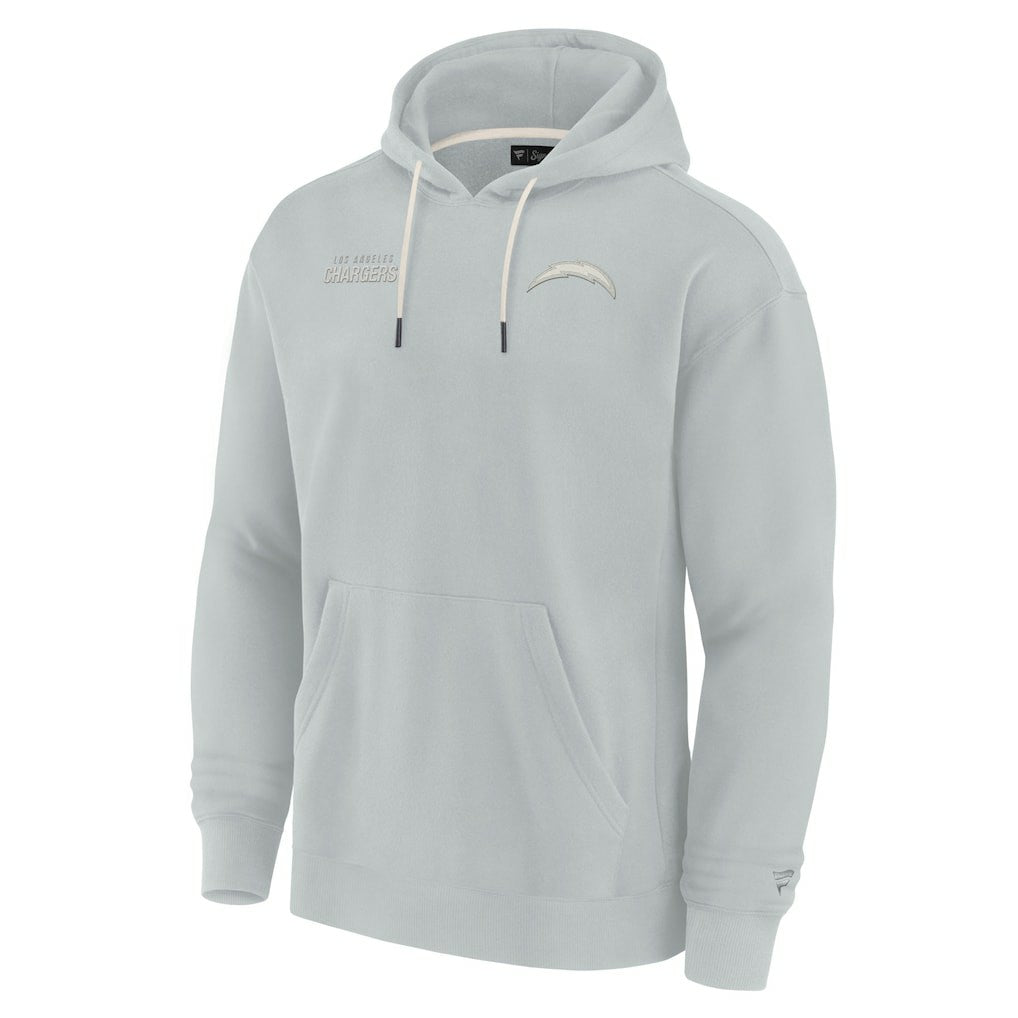 Los Angeles Chargers Unisex Elements Super Soft Fleece Pullover Hoodie - Gray online