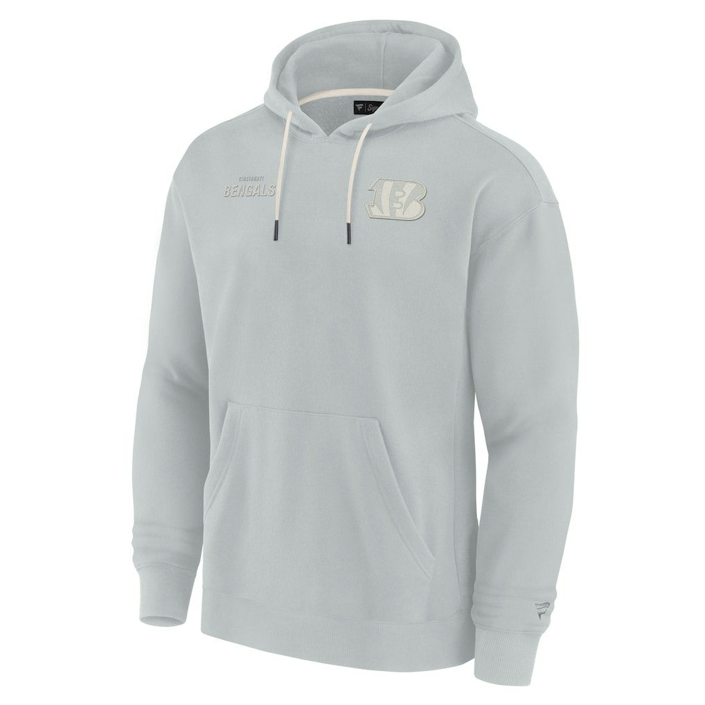 Cincinnati Bengals Unisex Elements Super Soft Fleece Pullover Hoodie - Gray outlet