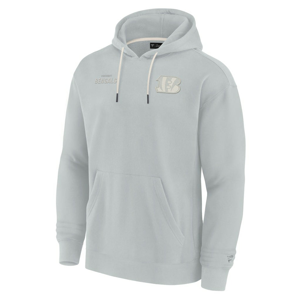 Cincinnati Bengals Unisex Elements Super Soft Fleece Pullover Hoodie - Gray outlet