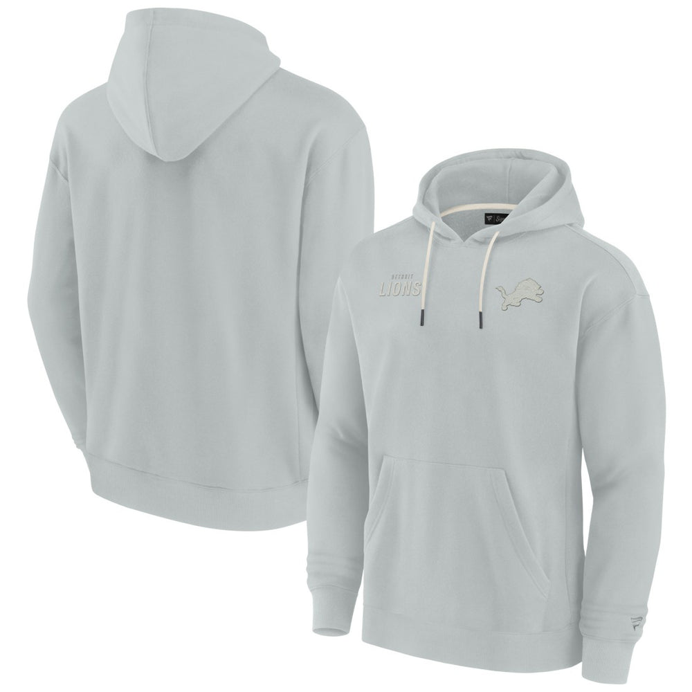 Detroit Lions Unisex Elements Super Soft Fleece Pullover Hoodie - Gray discount