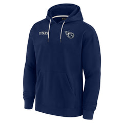 Tennessee Titans Unisex Elements Super Soft Fleece Pullover Hoodie - Navy outlet