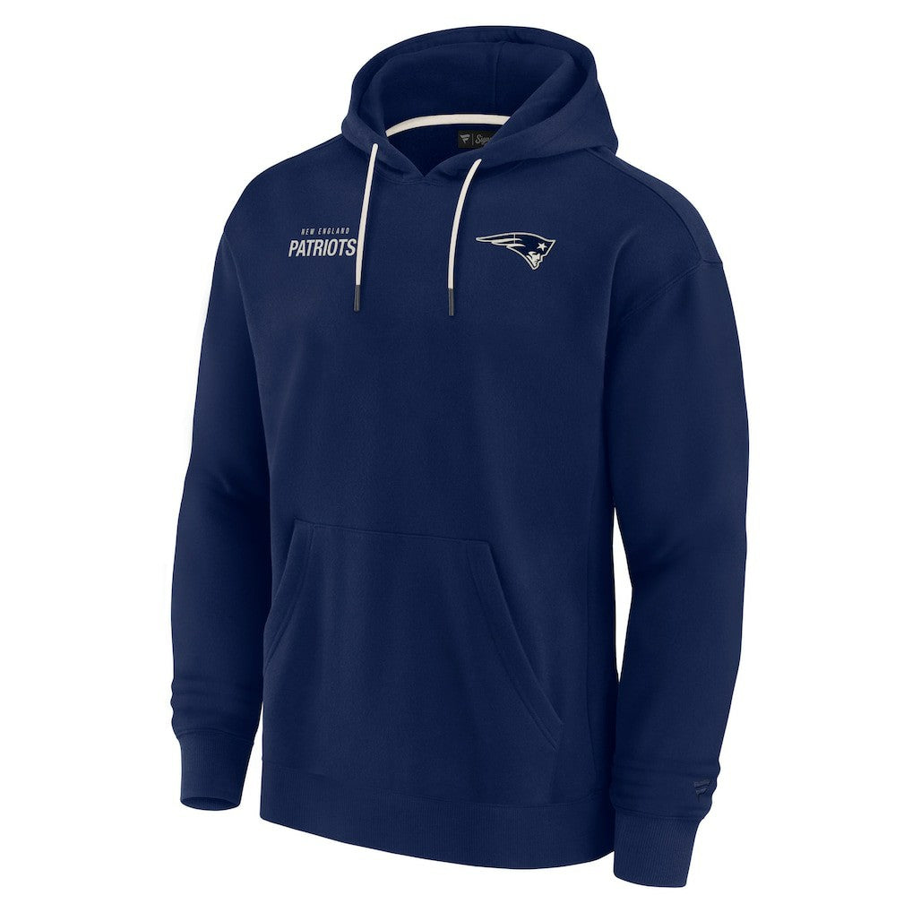 New England Patriots Unisex Elements Super Soft Fleece Pullover Hoodie - Navy outlet