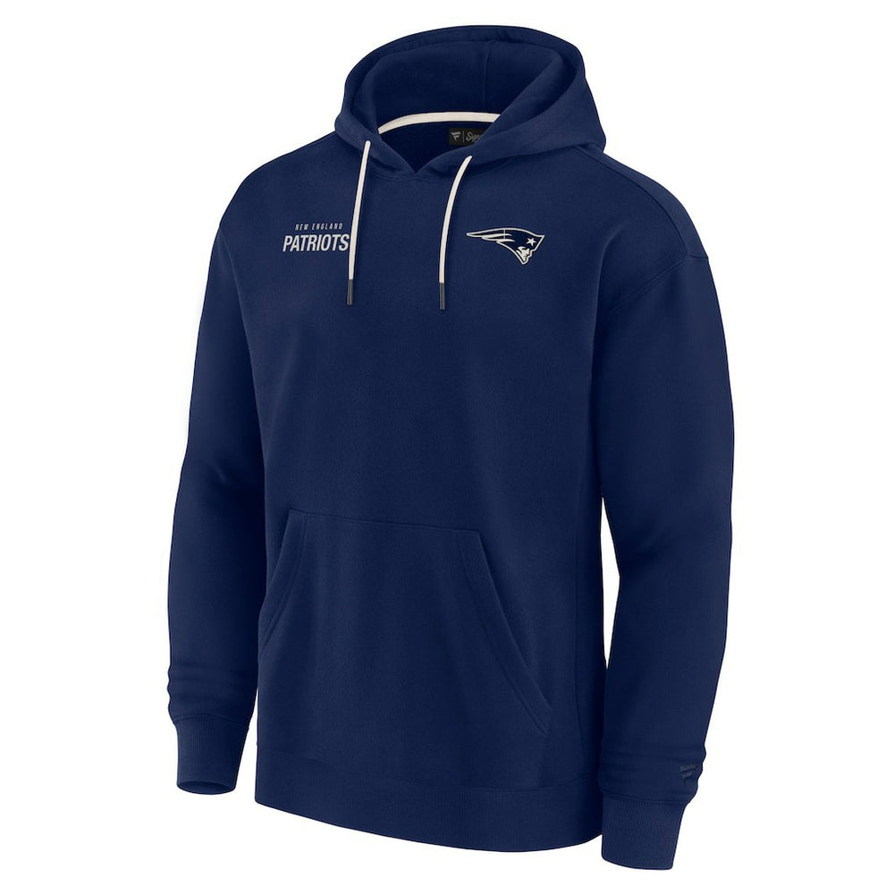 New England Patriots Unisex Elements Super Soft Fleece Pullover Hoodie - Navy outlet