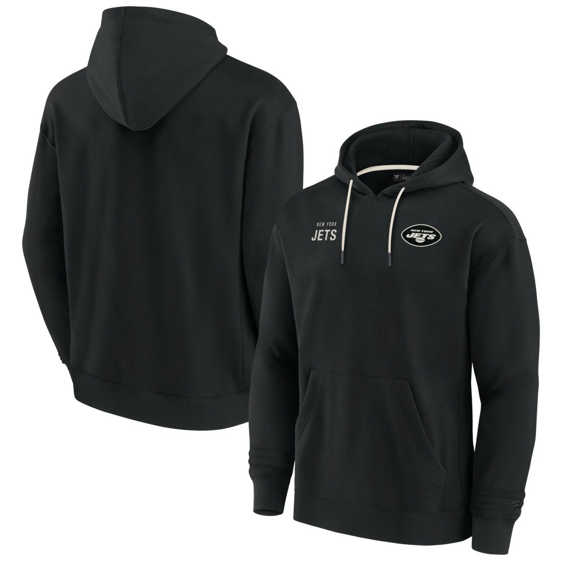 New York Jets Unisex Elements Super Soft Fleece Pullover Hoodie - Black for sale