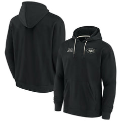 New York Jets Unisex Elements Super Soft Fleece Pullover Hoodie - Black for sale
