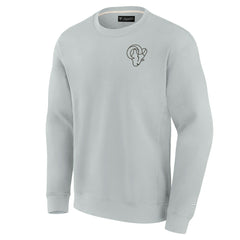 Los Angeles Rams Unisex Elements Super Soft Pullover Sweatshirt - Gray sale