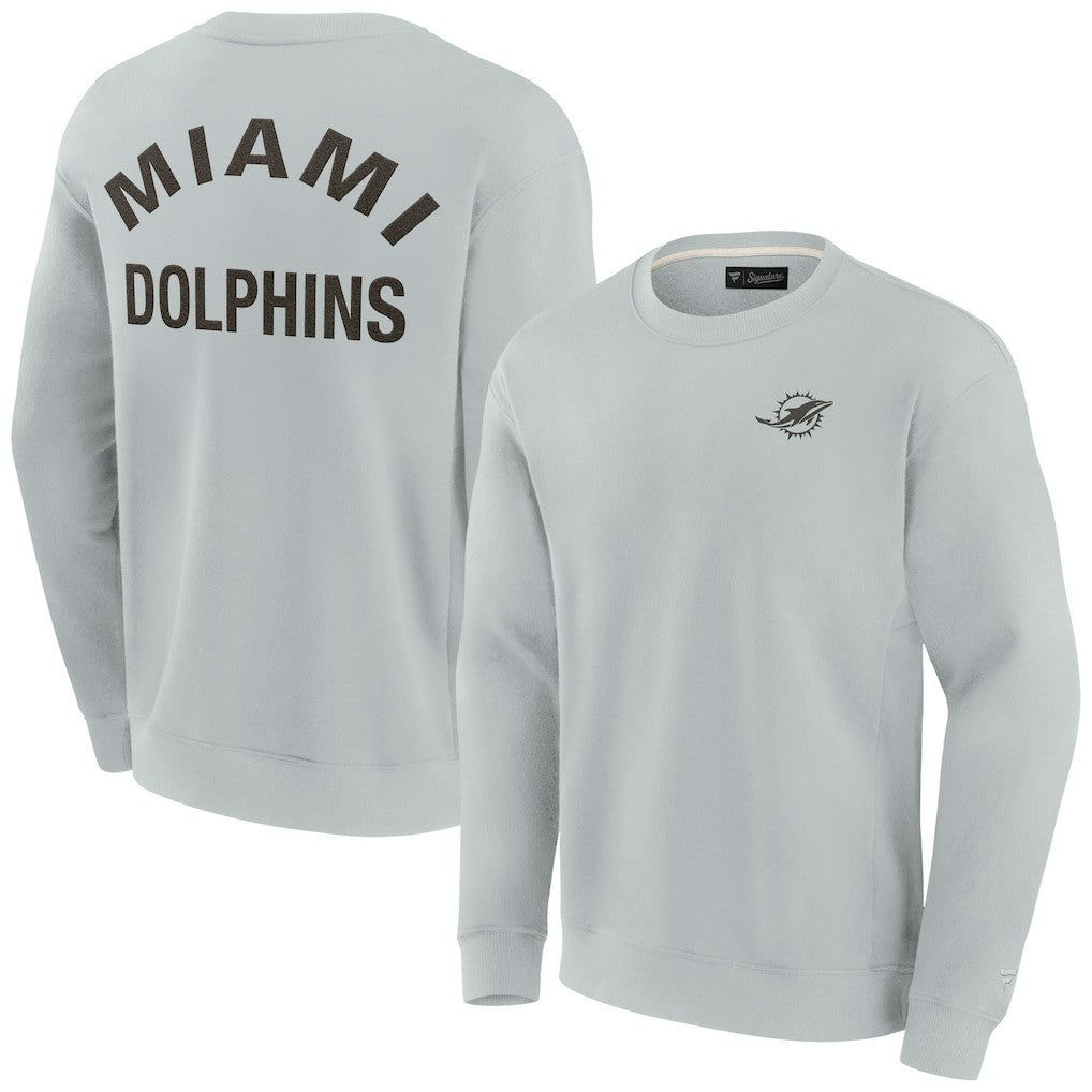 Miami Dolphins Unisex Elements Super Soft Pullover Sweatshirt - Gray online