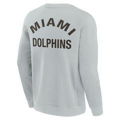 Miami Dolphins Unisex Elements Super Soft Pullover Sweatshirt - Gray online