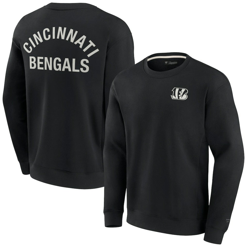 Cincinnati Bengals Unisex Elements Super Soft Pullover Sweatshirt - Black online