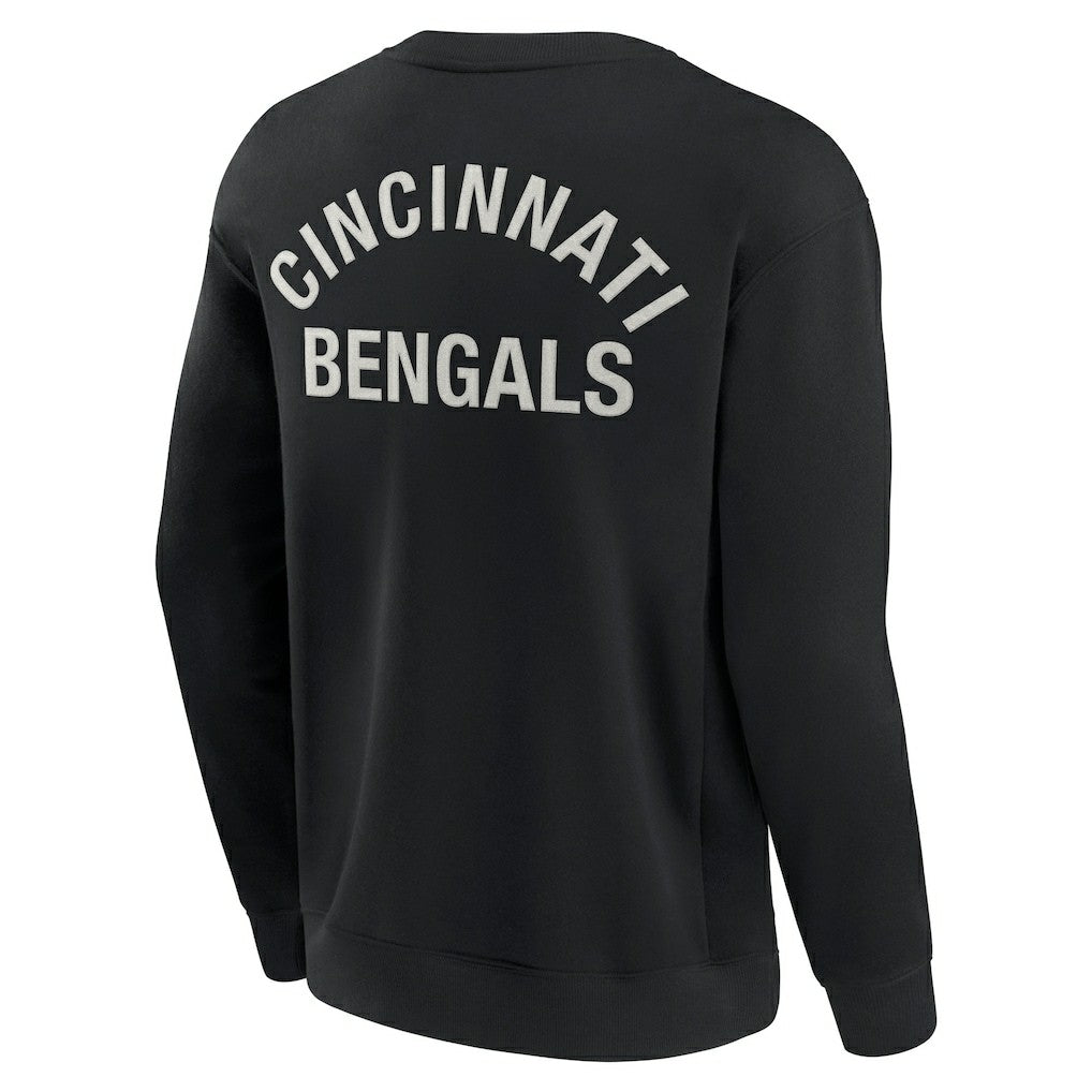 Cincinnati Bengals Unisex Elements Super Soft Pullover Sweatshirt - Black online