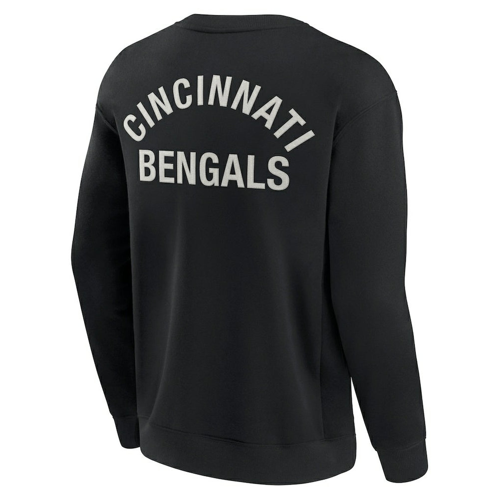 Cincinnati Bengals Unisex Elements Super Soft Pullover Sweatshirt - Black online